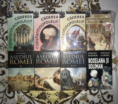 Vintila Corbul-Asediul Romei+Caderea Constantinopolelui+ 2 titluri/ 8 volume foto