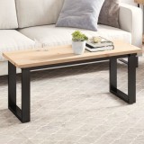 Blat masa lemn masiv pin 110x40x2.5 cm dreptunghiular rustic DIY