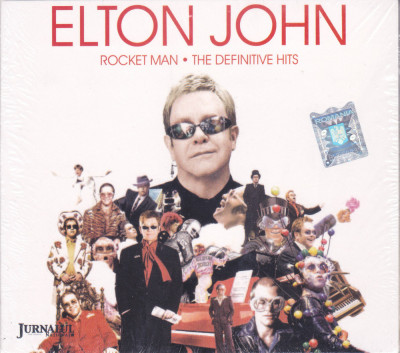 CD Pop: Elton John - Rocket Man: The Definitive Hits ( original, SIGILAT ) foto