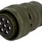 Conector circular 20 mm aliaj aluminiu oliv