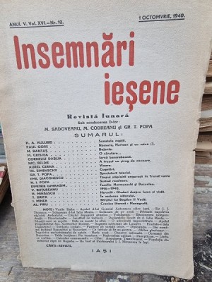 Revista Insemnari Iesene nr.10/1940 foto
