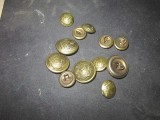 nasturi militari rsr lot pentru un veston 4 mari si 8 mici