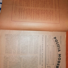RARA - REVISTA POLITIA MODERNA 1 MAIU 1926 , MULTE ARTICOLE SI RECLAME