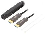 Cablu HDMI 2.0 Textil 10m Negru