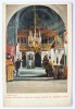 Suceava 1916 Vechea Mitropolie Interiorul bisericii - printata, animata, color, circulata catre Mihoveni, stampila cenzura K.u.k. ITZKANY, timbru