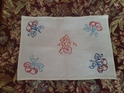 Față de masă 3 vintage foto