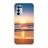 Husa compatibila cu Oppo Find X2 Pro model North Devon beach, Silicon, TPU, Viceversa, Transparent, Carcasa