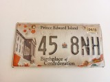 Prince Edward Island Inmatriculare Canada original, decor de perete