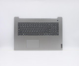 Carcasa superioara cu tastatura palmrest Laptop, Lenovo, IdeaPad 3-17IIL05 Type 81WF, 5CB0X56889, AP1JX000400, Platinum Grey, layout US