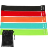 Set 5 benzi elastice latex, Sersimo, multicolor, 5 trepte dificultate Household NewTrend