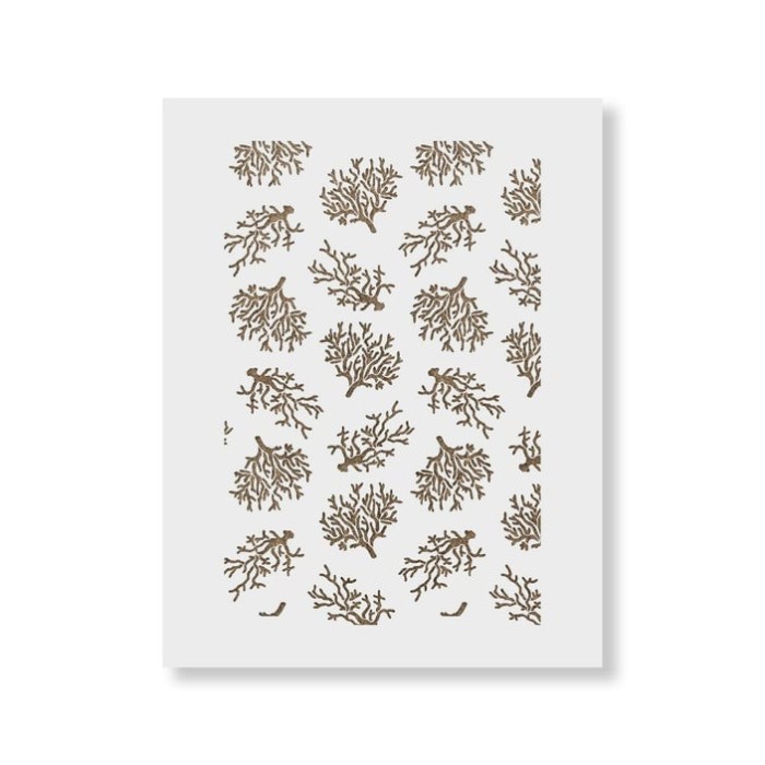 Sablon 900x600x0.7mm Coral Refolosibil, model MXSP7037