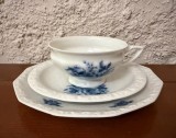 SET DE 3 PIESE DIN PORTELAN FIN- MARCAJ ROSENTHAL SELB- GERMANY- MARIA COBALT ROSE