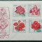 DDR 1972 - trandafiri, serie pe FDC