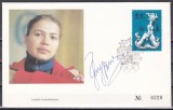 URSS 1976 - Jocurile Olimpice - Moscova, FDC cu semnătura gimnastei LiudmilaTurișceva