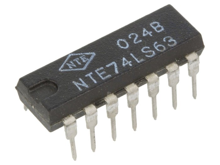 Buffer digital non-inversor TTL DIP14