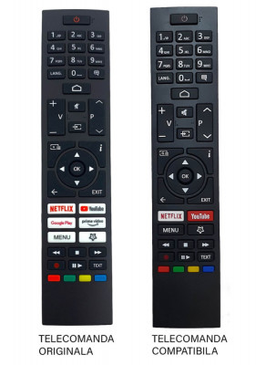 Telecomanda compatibila TV Vestel Toshiba Horizon RC45157 IR 1423 (427-1) foto