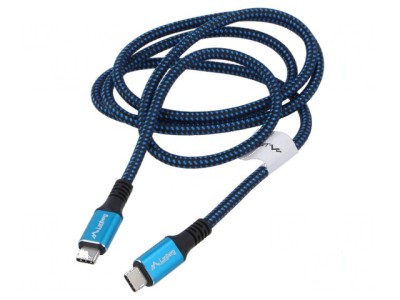 Cablu USB C aurit 1,2m - Cablu USB C aurit 1,2 metri foto