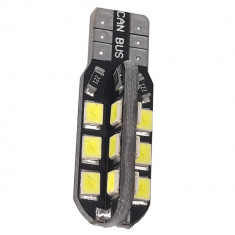 Bec Auto Led T10 2835 Cu 24 SMD 5W Alb 12V CanBus JSUN01 ( Pret Pe Bucata ) 090221-15