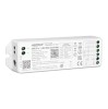 Controller LED MiBoxer WL5, 5-in-1 (monocolor, dual-white, RGB, RGBW, RGB+CCT), 12-24V, 6A canal (max 15A), WiFi+2.4GHz, Tuya, alb