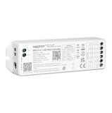 Controller LED MiBoxer WL5, 5-in-1 (monocolor, dual-white, RGB, RGBW, RGB+CCT), 12-24V, 6A canal (max 15A), WiFi+2.4GHz, Tuya, alb