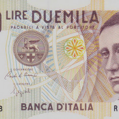 Bancnota Italia 2.000 Lire 1990 - P115 UNC