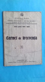 Czernowitz Cernauti Carnet de Frecventa 1937-1938 Bucovina Bukowina, Romania 1900 - 1950, Documente