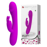 Iepurele vibrator stimulator clitoridian 30 mod 17cm