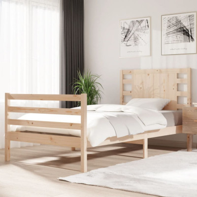 Cadru de pat, 90x200 cm, lemn masiv de pin GartenMobel Dekor foto