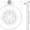 Disc frana TOYOTA AURIS (NRE15, ZZE15, ADE15, ZRE15, NDE15) (2006 - 2012) KRIEGER 0950004173