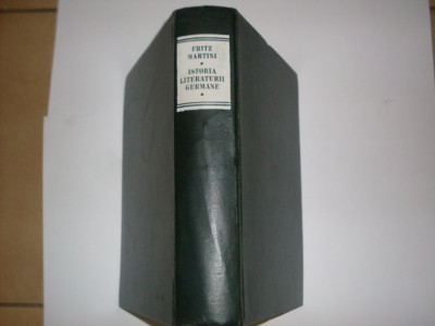Istoria Literaturii Germane De La Inceputuri Pana In Prezent - Liviu Rusu, Tudor Olteanu ,550057 foto