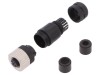 Conector M12 Mamă pe Cablu, IP65, 5 Pini, DeviceNet/CANopen, Aurit, Degson
