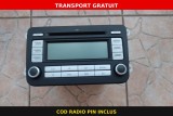 Radio VW RCD 300 MP3 1K0 035 186 AD Blaupunkt Golf 5 Passat Jetta Touran + cod deblocare inclus + transport