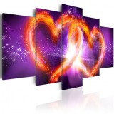 Cumpara ieftin Tablou - Flames of love 100x50 cm