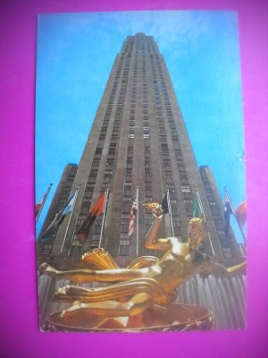 HOPCT 7736 RCA BUILDING - NEW YORK CITY -STAMPILOGRAFIE/FRANCATURA-SUA-AMERICA DE NORD -CIRCULATA foto