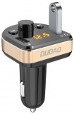 Dudao Modulator FM Bluetooth MP3 3.1 A 2x USB Negru / Gold R2Pro Negru 6970379615744