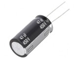 Condensator electrolitic THT 47uF 450VDC &Oslash;16x31,5mm &plusmn;20%