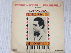 Faramita Lambru acordeon album disc vinyl lp muzica populara lautareasca folclor foto