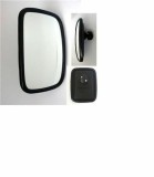 Cumpara ieftin Oglinda laterala exterioara universala cu unghi larg 220 mm x 175 mm pentru camioane, autobuze, utilaje de constructii si agricole, excavatoare, rulot