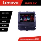 Navigatie Toyota Prado J120 2002-2009 Lenovo Kit- j120 8 core QLED 2K 8+256 360 Android Waze USB Navigatie Internet Youtube Radio