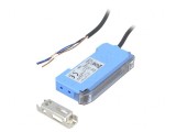 Senzor amplificator fibră optică PNP cu cablu 2m IP50
