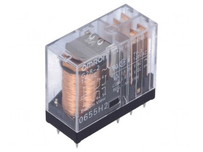 Releu Electromagnetic DPDT 12VAC 5A foto