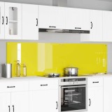 Cumpara ieftin Spate de bucătărie 2 pcs Galben 110 x 60 cm sticlă securizată
