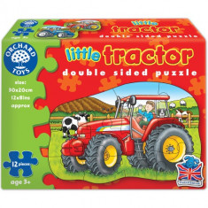 Puzzle Fata Verso Tractor 12 Piese foto