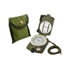 Busola Profesionala Metalica Verde cu Husa, Prisma Ajustabila, Rulment Safir, Rigla cm/inch, Snur, Marcaje Fosforescente