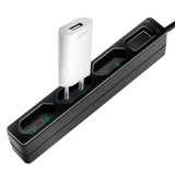 PRELUNGITOR LOGILINK, Euro skt x 3, cablu 3G 1.0mm2, 230 V/7.5 A, 50 Hz, max. 1700 W, IP20, 1.5m,negru, &quot;LPS229B&quot; (timbru verde 0.8 lei)