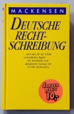 DEUTSCHE RECHT SCHREIBUNG von MACKENSEN , NACH DEN FUR DIE SCHULE VERINDLICHEN REGELN , ANII &#039;80