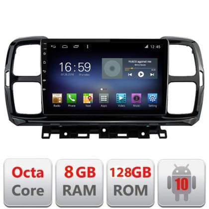 Navigatie Citroen C5 Aircross Android radio gps internet Octa Core 8+128 LTE Kit-aircross+EDT-E609 CarStore Technology