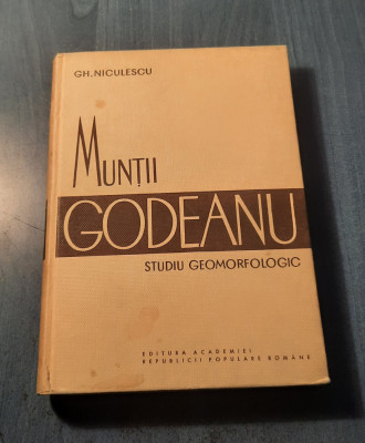Muntii Godeanu studiu geomorfologic Gh. Niculescu foto