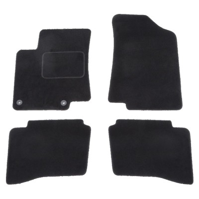 Set covorase auto mocheta Velor HYUNDAI I20, 10.2014-, negru, foto