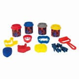 Set 4 borcanase plastilina si accesorii - Gentuta Spider-Man | As